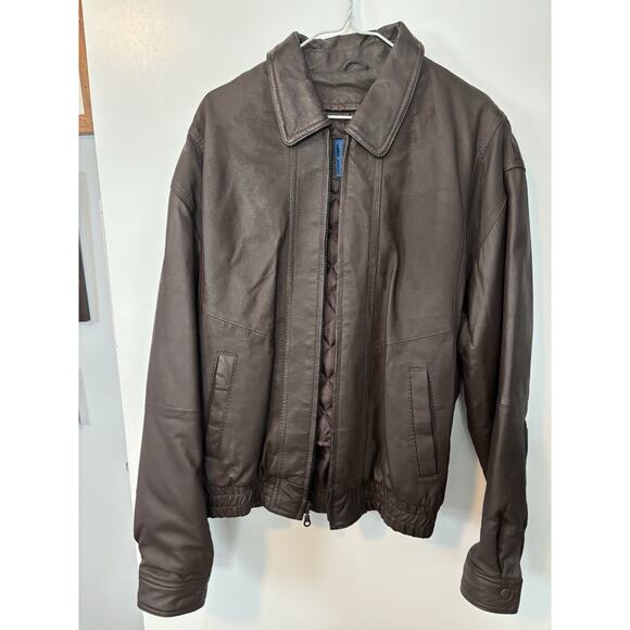 Towncraft Other - Vintage Towncraft Dark Brown Bomber Jacket